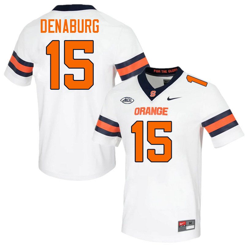 #15 Brady Denaburg Syracuse Orange Jerseys,Syracuse University Football Uniforms,Apparels-White